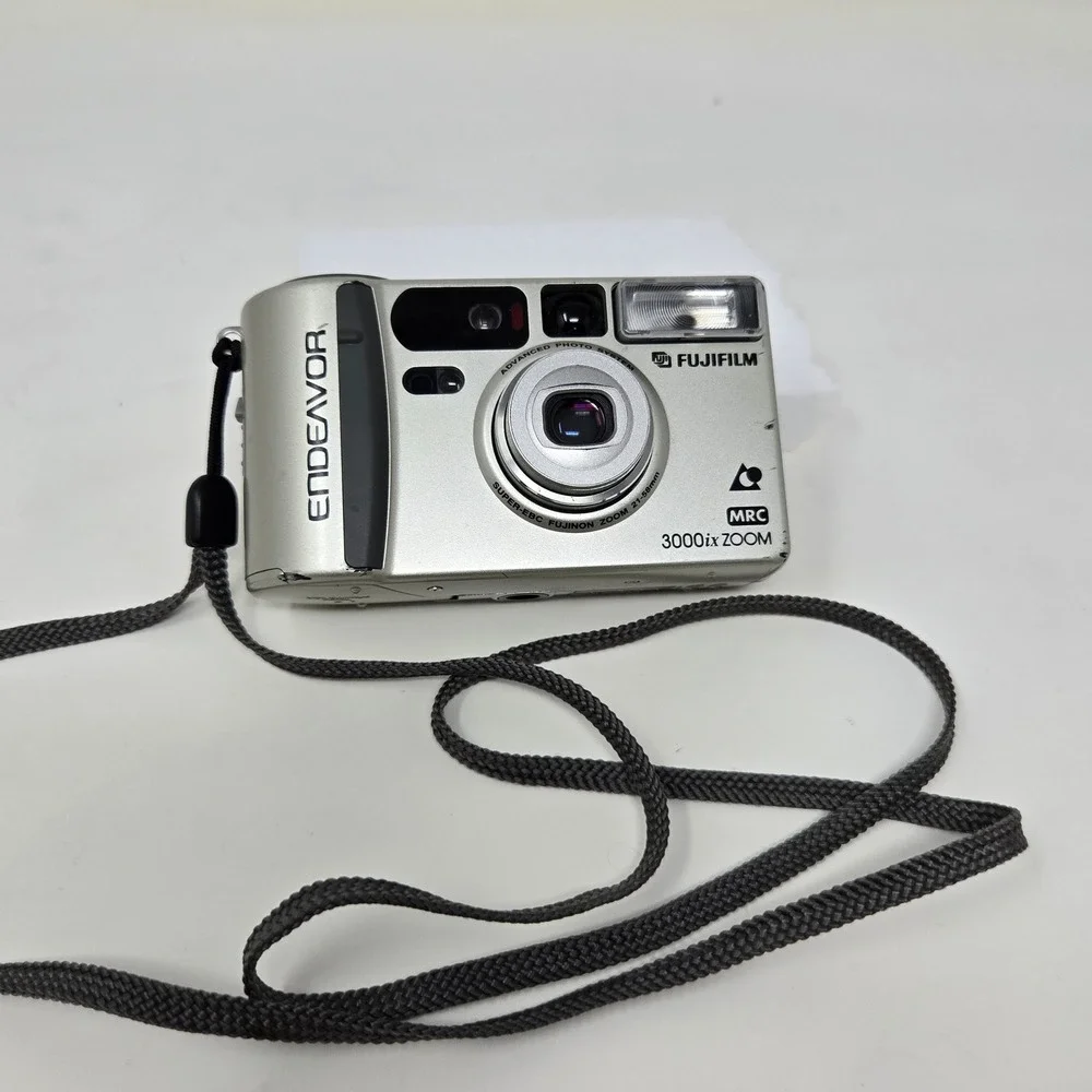 Fujifilm Endeavor 3000ix Zoom MRC APS Film Camera Silver 21-58mm Lens‎ tested